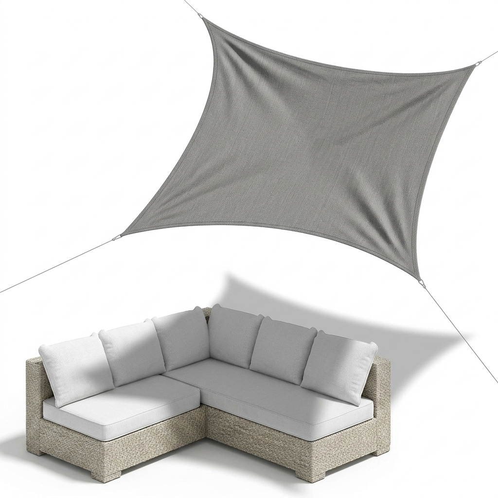 Voile d'ombrage rectangulaire – Image 4