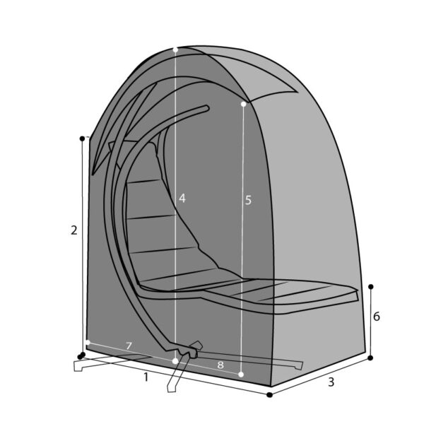 Housse chaise suspendue 2