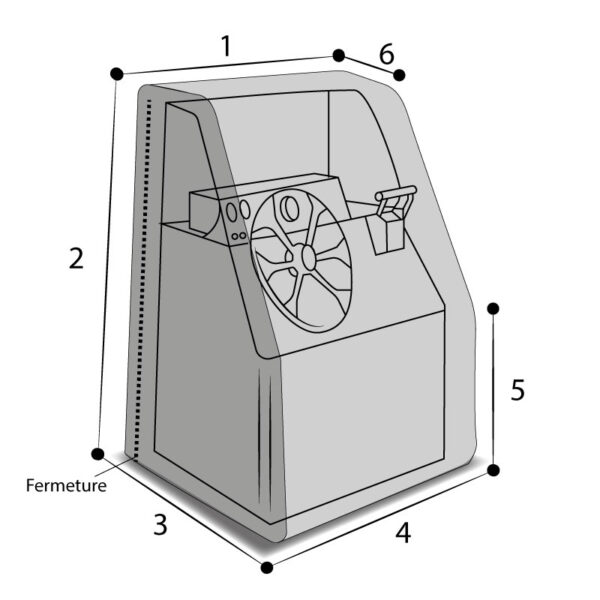 Housse Poste de commande de bateau