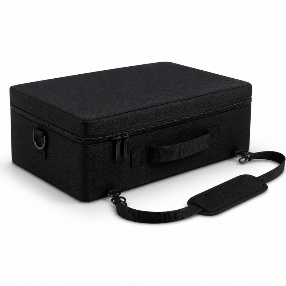 Sacoche sur mesure à poignée côté en Condura UV 280 g noir